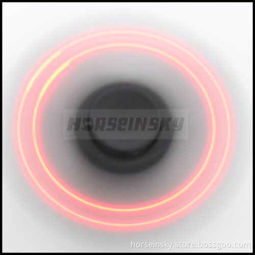 Popular Design Stress Reliever Hand Spinner Flashing Text LED Fidget Spinner